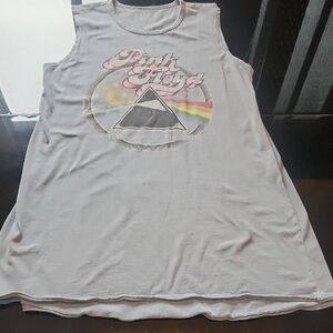 Pink Floyd Gray Graphic Muscle Tee